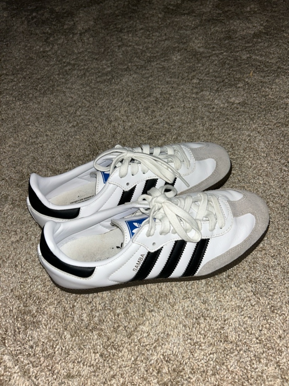 adidas White Black Samba OG